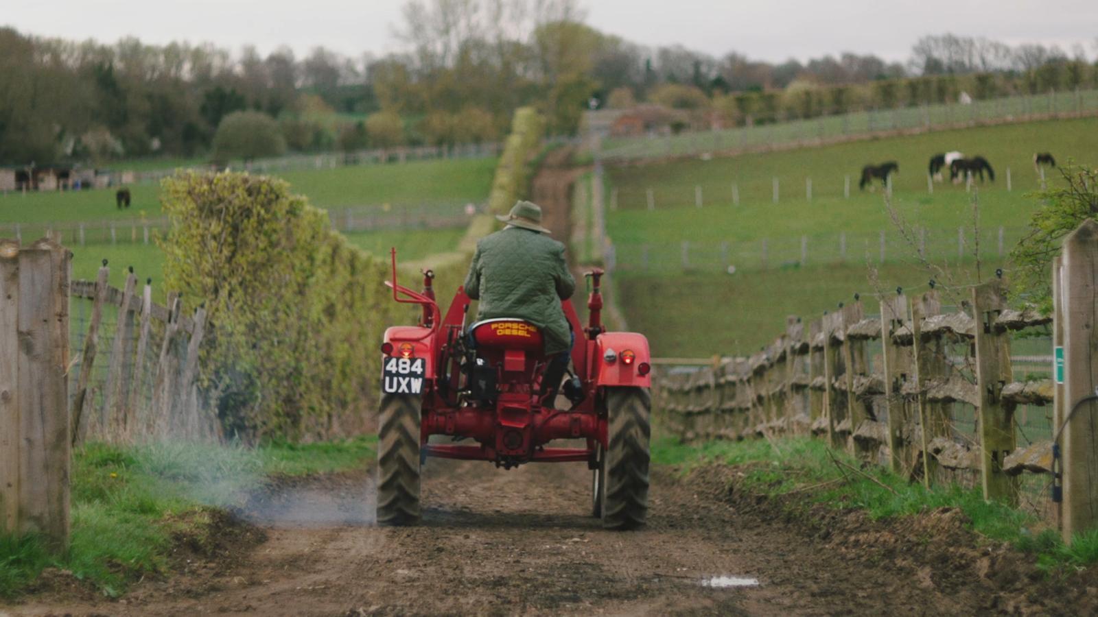 Farm Tractor Scene